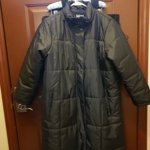 NWOT!  Tote Black winter puffer coat.  Sz.  Lg